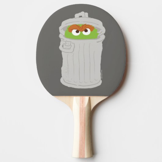Oscar the Grouch & z'n vuilnisbak Tafeltennisbatje (Voorkant)