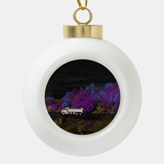 oscar verlaat het feest keramische bal ornament (Voorkant)