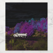 oscar verlaat het feest wijn etiket (Enkel label)