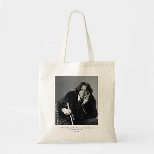 Oscar Wilde Canvas tas (Voorkant)