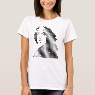 oscar wilde geometrische portret t-shirt