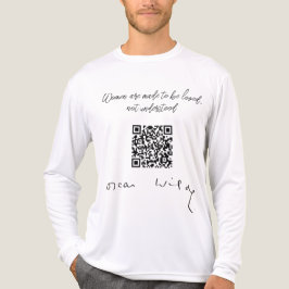 Oscar Wilde handtekening Tri-Blend Shirt