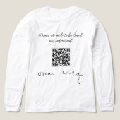 Oscar Wilde handtekening Tri-Blend Shirt (Voorkant)