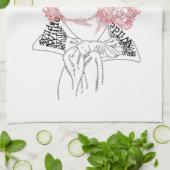 Oscar Wilde in woorden Theedoek (Gevouwen)