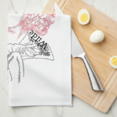 Oscar Wilde in woorden Theedoek (Quarter Fold)