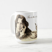 Oscar Wilde Tea Quote Koffiemok (Voorkant links)