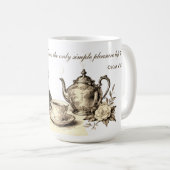 Oscar Wilde Thee Quote Koffiemok (Voorkant rechts)