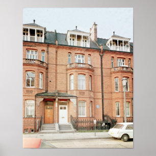 Oscar Wilde's huis in Tite Street, Chelsea Poster