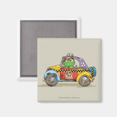 Oscar's Taxi Service Magneet (Voorkant / Achterkant)