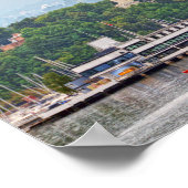 Oscarshall Castle, Oslo, Noorwegen Poster (Hoek)