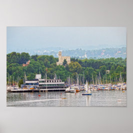 Oscarshall Castle, Oslo, Noorwegen Poster