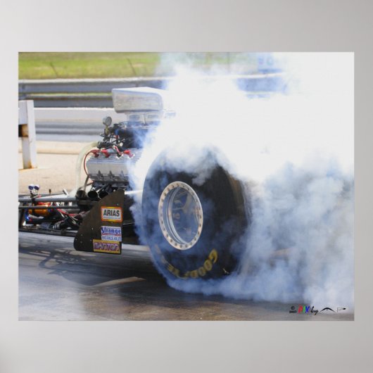 Osceola Dragway_MG_5542 Nostalgia Fuel Dragster Poster (Voorkant)
