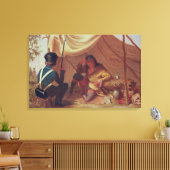 Osceola in gevangenschap, c.1837 canvas afdruk (Insitu (Woonkamer))