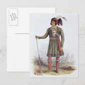 Osceola of 'Rising Sun', een seminole leider Briefkaart (Voorkant / Achterkant)