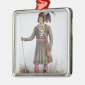 Osceola of 'Rising Sun', een seminole leider Metalen Ornament (Links)