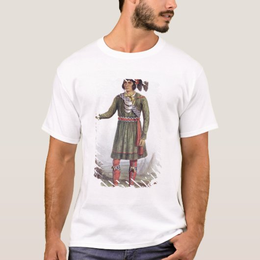 Osceola of 'Rising Sun', een seminole leider T-shirt (Voorkant)