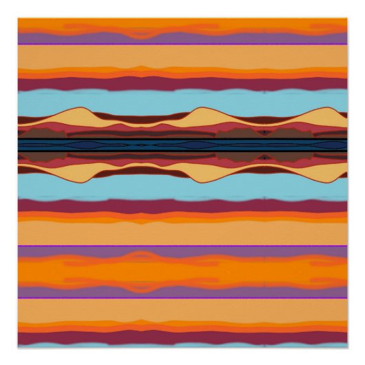 Oscillatie Kunst Poster (Voorkant)