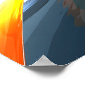 Oscillerend Abstract Poster van de Kleur (Hoek)