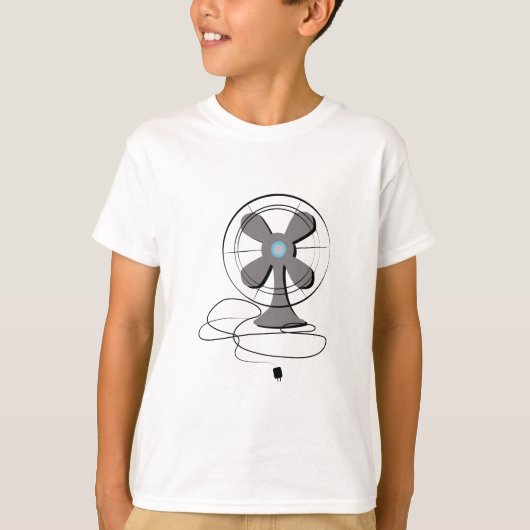 Oscillerende ventilator t-shirt (Voorkant)