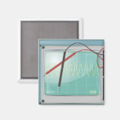Oscilloscoop Magneet (Voorkant / Achterkant)