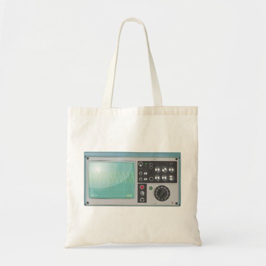 Oscilloscoop Tote Bag (Voorkant)