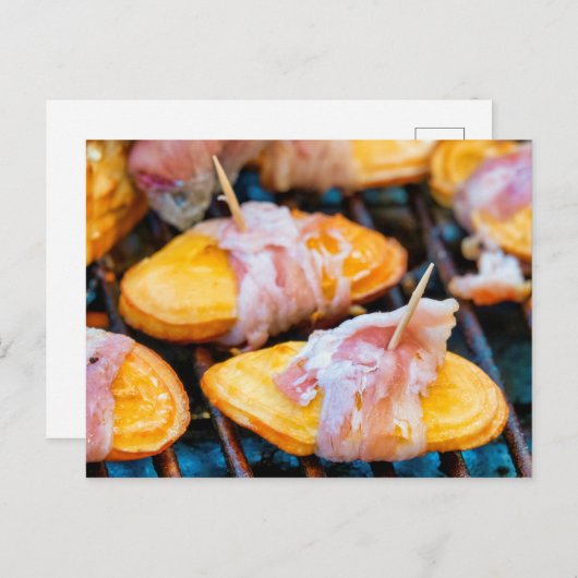 Oscypek met bacon briefkaart (Voorkant / Achterkant)