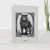 Ose Ars Goetia Demon Luipaard Kaart (Achterkant)