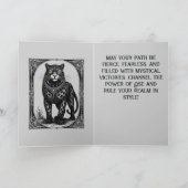 Ose Ars Goetia Demon Luipaard Kaart (Binnen)
