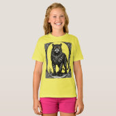 Ose Ars Goetia Demon Luipaard T-shirt (Voorkant volledig)