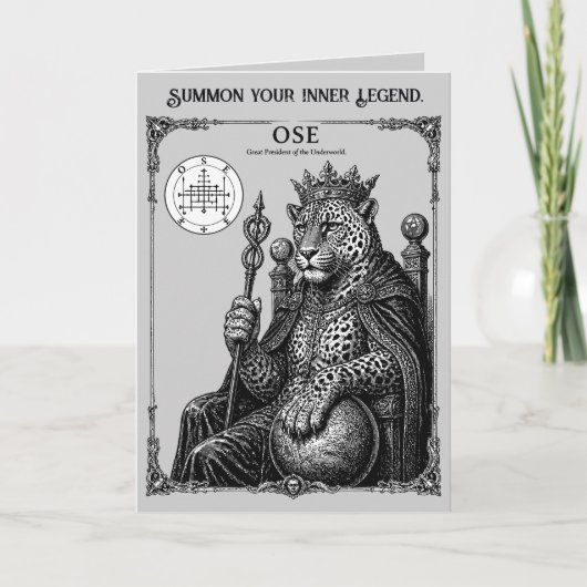Ose Klauwen van de Ars Goetia Kaart (Voorkant)