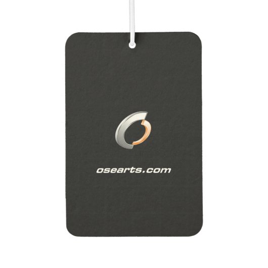 osearts.com zwarte achtergrond luchtverfrisser (Voorkant)