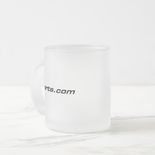 Osearts Logo Matglas Koffiemok (Voorkant links)