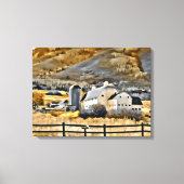 Osguthorpe Barn in Park City, Utah Canvas Afdruk (Voorkant)