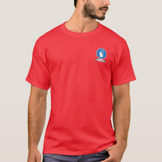 OSHA-handschoenen vereist (klein front design) T-shirt