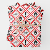 Osha Pictogrammen hagedis Inpakpapier Vel (In situ)