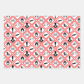 Osha Pictogrammen hagedis Inpakpapier Vel (Voorkant)