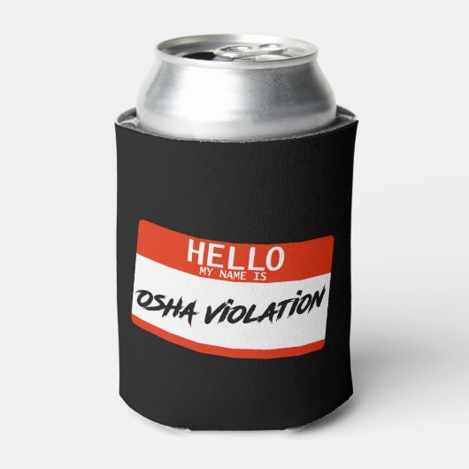 OSHA-schending Blikjeskoeler (Blikje Voorkant)