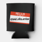 OSHA-schending Blikjeskoeler (Voorkant)