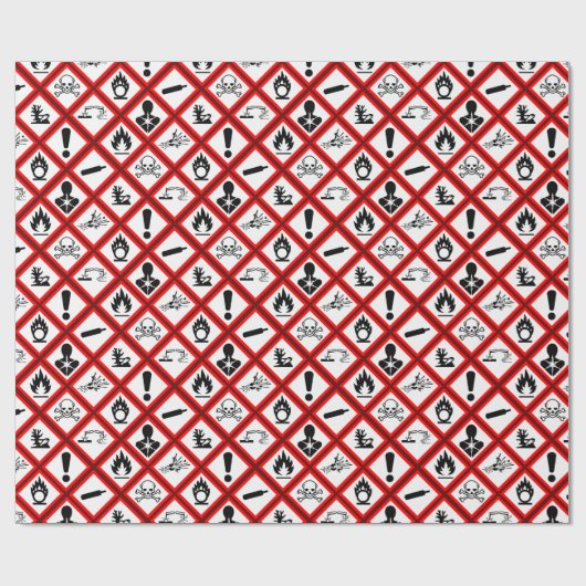 Osha Waarschuwingen Cadeaupapier (Vlak)