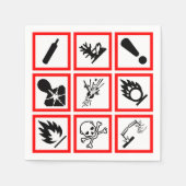 Osha Waarschuwingen Servet (Voorkant)