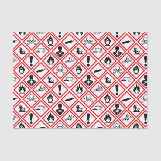 Osha Waarschuwingen Tissuepapier (Voorkant)