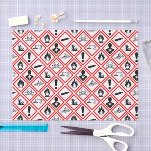 Osha Waarschuwingen Tissuepapier (Craft)