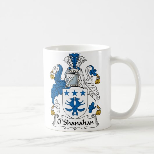 O'Shanahan Family Crest Koffiemok (Rechts)