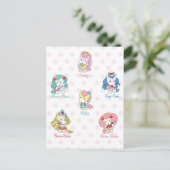 Osharena Pony Kawaii Friends Briefkaart (Staand voorkant)