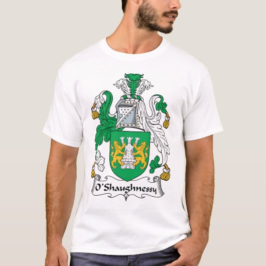 O'Shaughnessy Family Crest T-shirt (Voorkant)