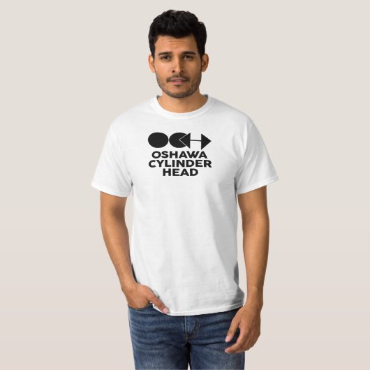Oshawa Cylinder Head T-shirt (Voorkant volledig)