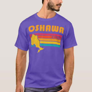Oshawa Ontario Canada Vintage Verdrietig Souvenir T-shirt