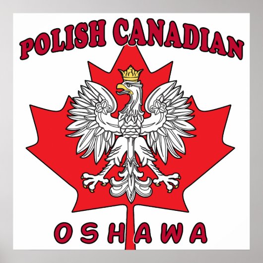 Oshawa Pools-Canadese Esdoorn Poster (Voorkant)