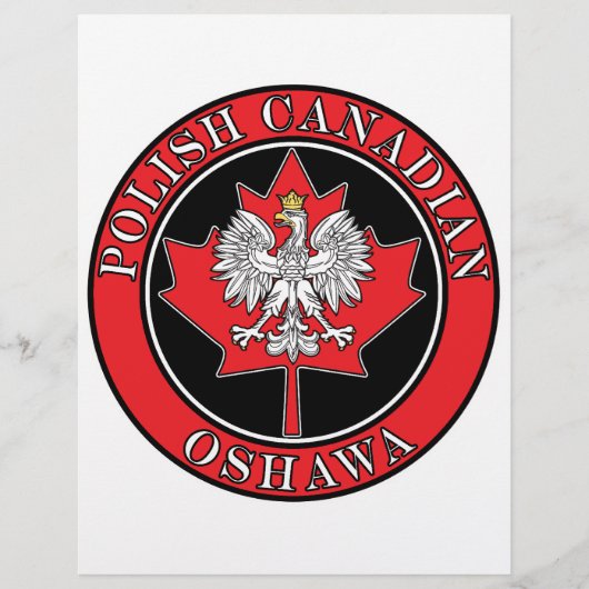 Oshawa Poolse Ronde Canadese Blad Flyer (Voorkant)