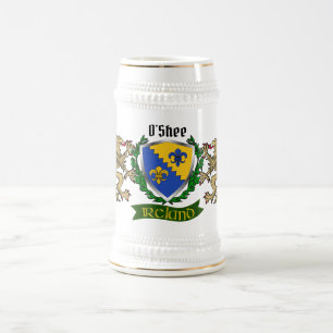 O'Shee/Shea Irish Shield Beer Stein Bierpul